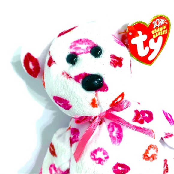 Valentines Ty BEANIE BABIES “KISSY” (2003) - Picture 5 of 9